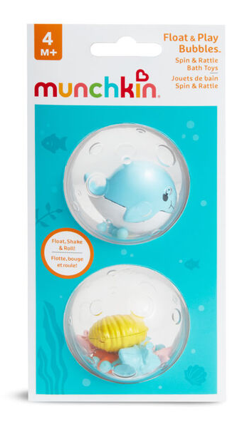 Munchkin - Jouet de bain bulles Float & Play 2pk